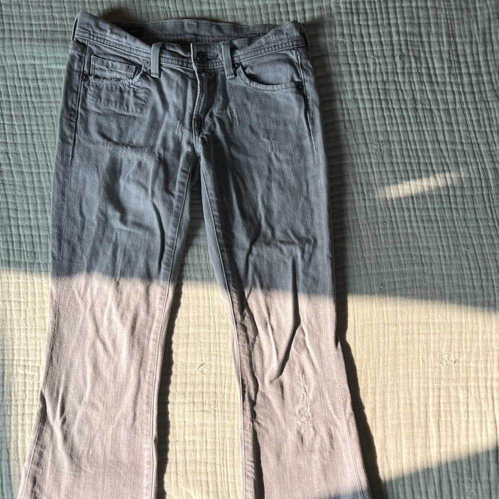 Citizens Of Humanity Gray Ingrid Flare Jeans size 24 - Picture 2 of 6